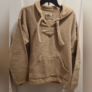Men's Tan Drug Rug Hoodie
